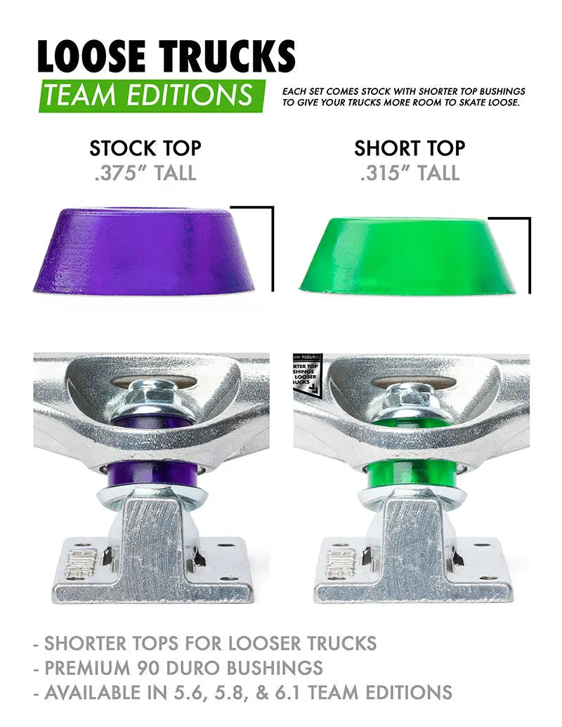 Venture Trucks - 5.6 High Loose Team Edition Polished 8.25" Venture Trucks