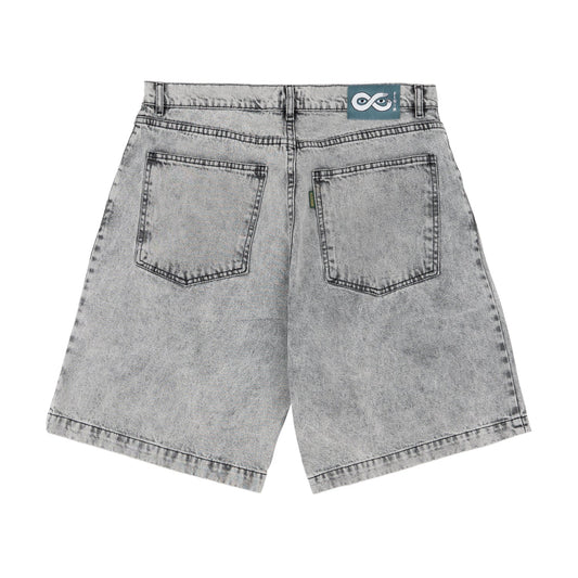 Magenta Skateboards - OG Denim Long Shorts Acid Magenta Skateboards