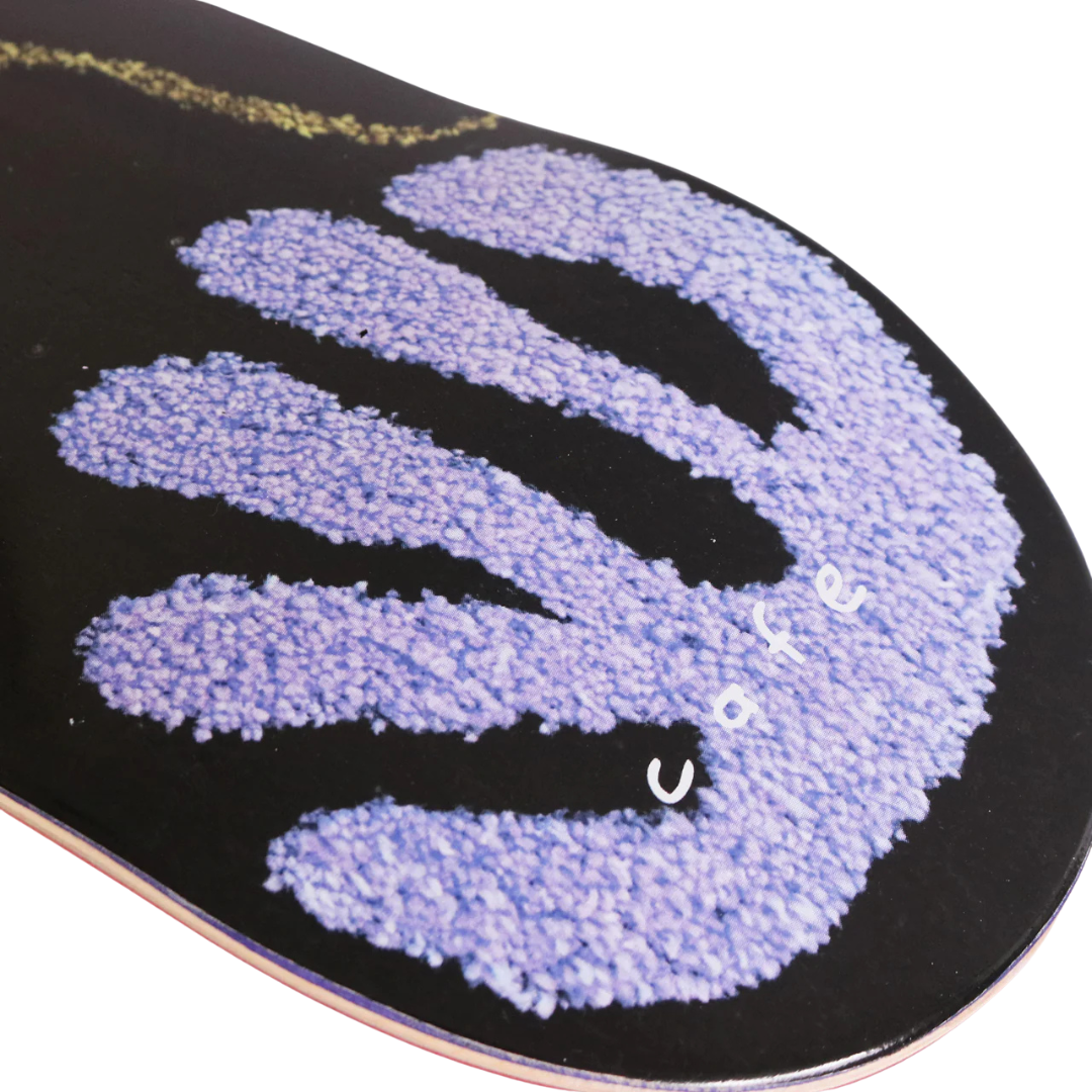 Skateboard Cafe - April Rugs Black Deck 8"