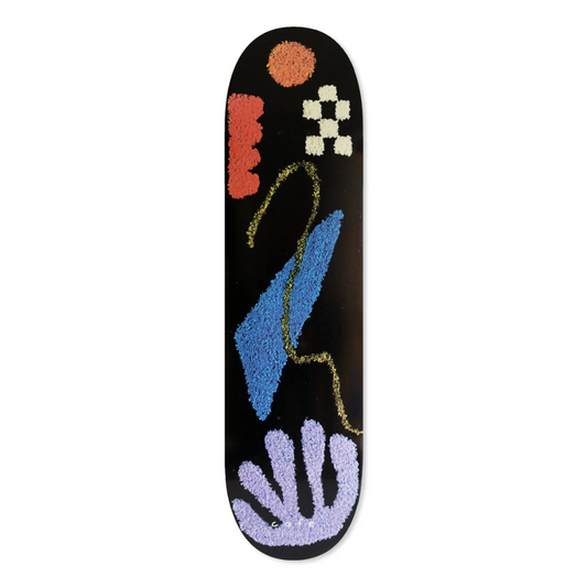 Skateboard Cafe - April Rugs Black Deck 8"