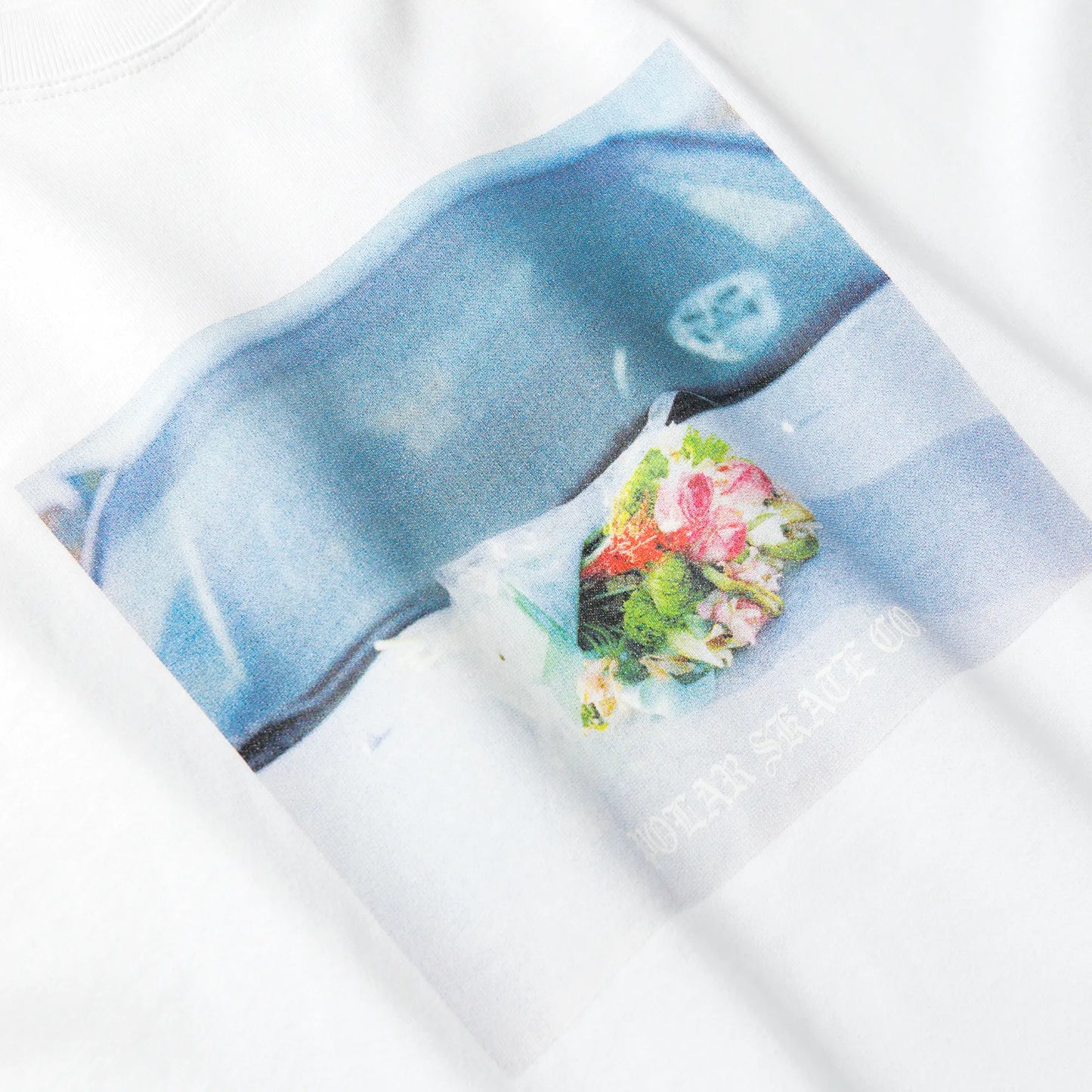 Polar Skate Co. - Dead Flowers Tee White Polar Skate Co.
