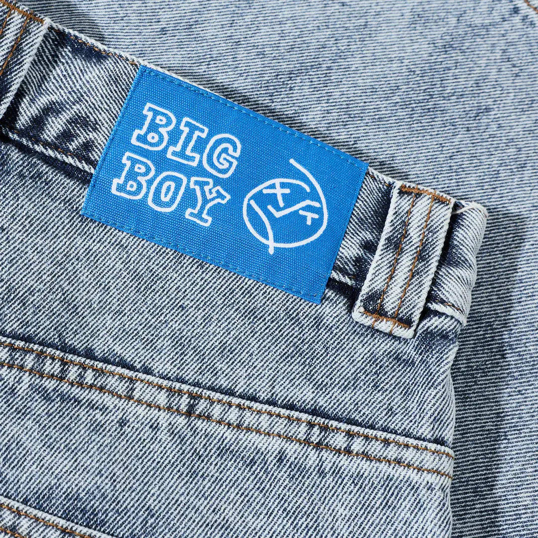 Polar Skate Co. - Big Boy Shorts Heavy Washed Blue Polar Skate Co.