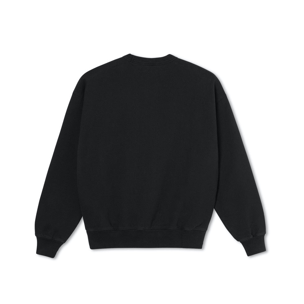 Polar Skate Co. - Patch Crewneck Black