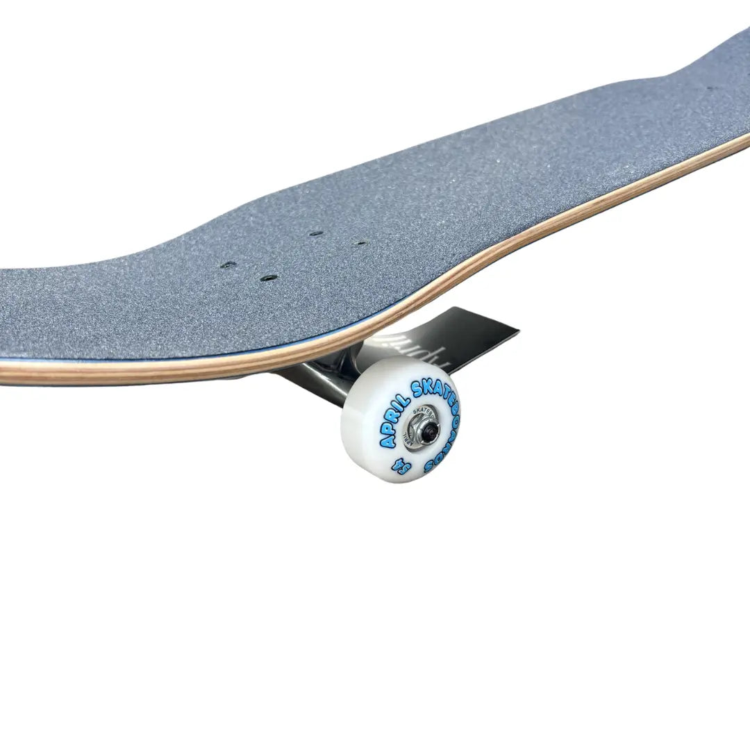 April Skateboards - OG Logo Golden White Komplett Skateboard 8.5" - Brettlhupfer Skateshop