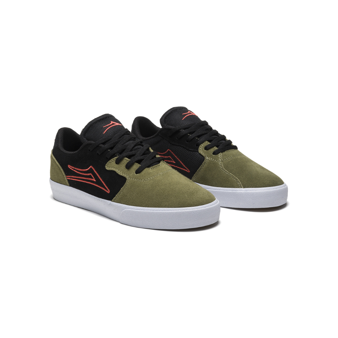 Lakai - Cardiff Schuhe Olive/Black Suede