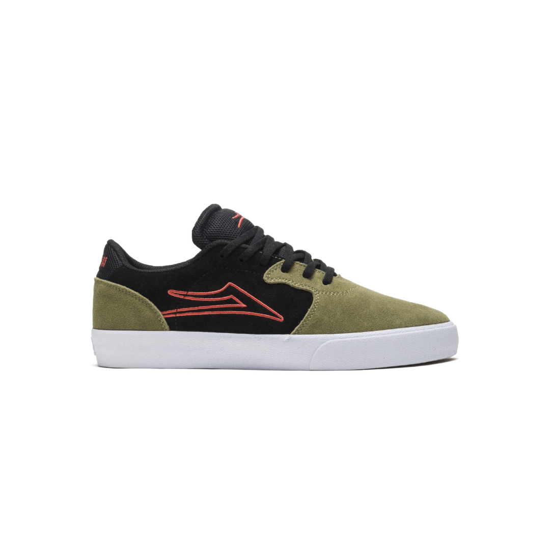 Lakai - Cardiff Schuhe Olive/Black Suede
