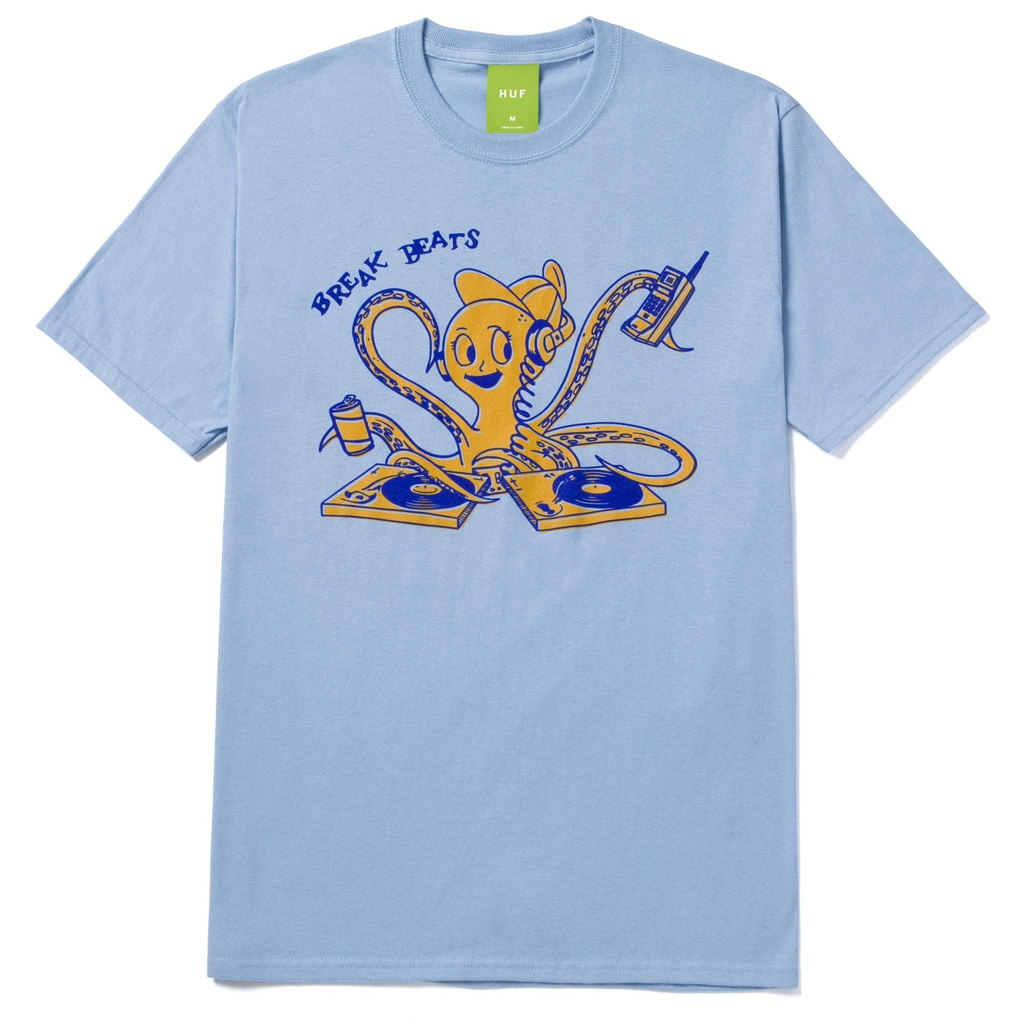 HUF - Beats and Peaces T-Shirt light blue