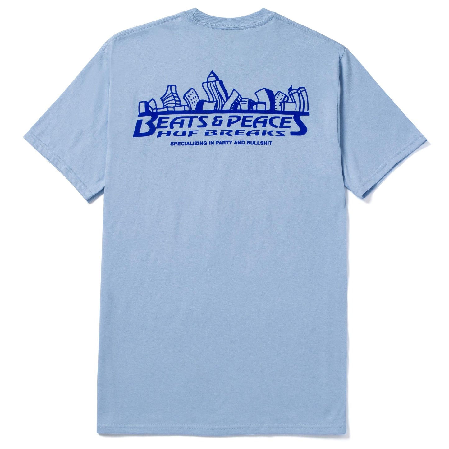 HUF - Beats and Peaces T-Shirt light blue