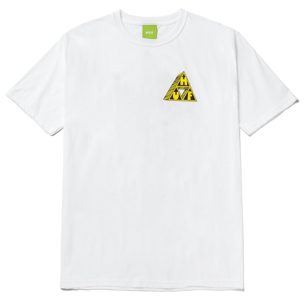 HUF - Saturday Morning Tee White HUF Worldwide