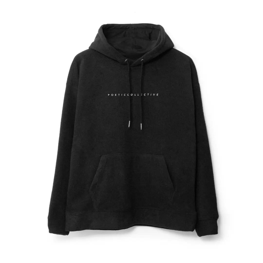 Poetic Collective - Fleece Hoodie Black Poetic Collective