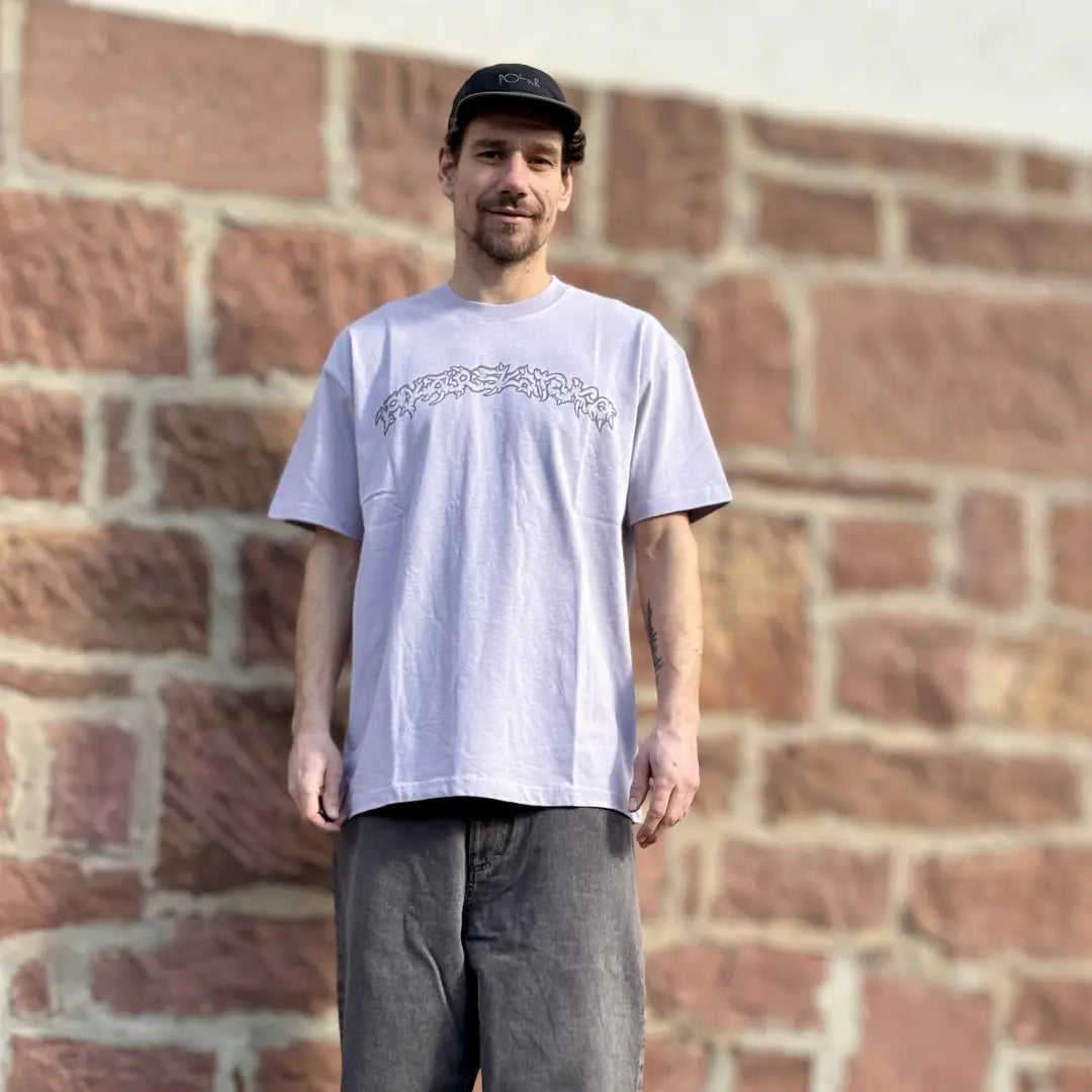 Polar Skate Co. - Conflict Scenario Tee Pale Purple Polar Skate Co.