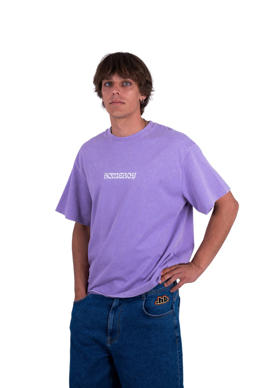 Homeboy - Big Text Tee Washed Lilac