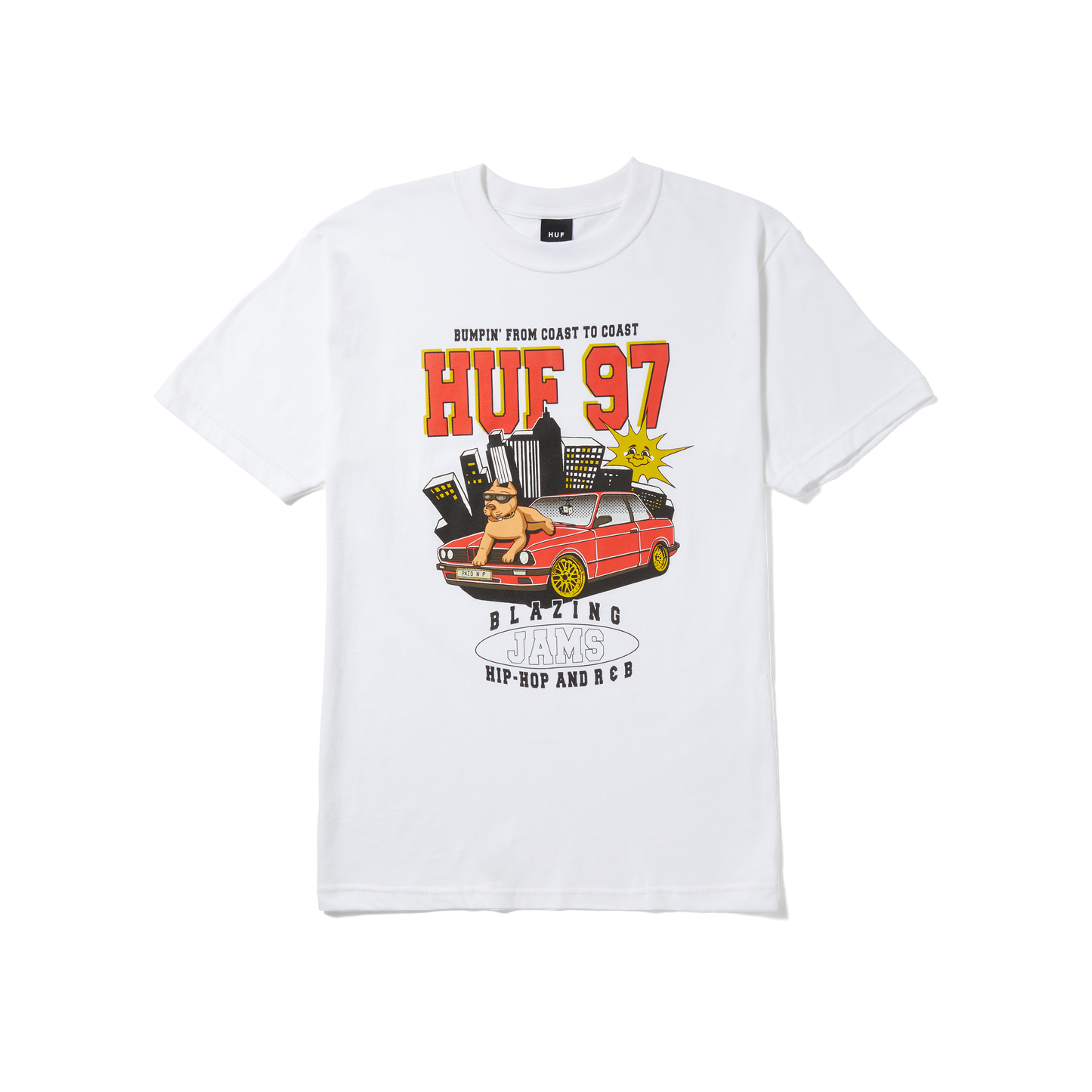 HUF - Blazing Jams Tee White