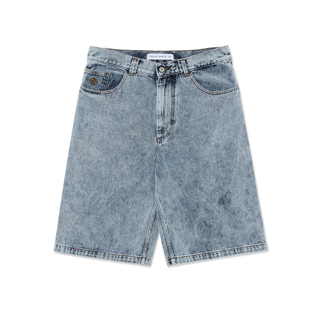 Polar Skate Co. - Big Boy Shorts Heavy Washed Blue Polar Skate Co.