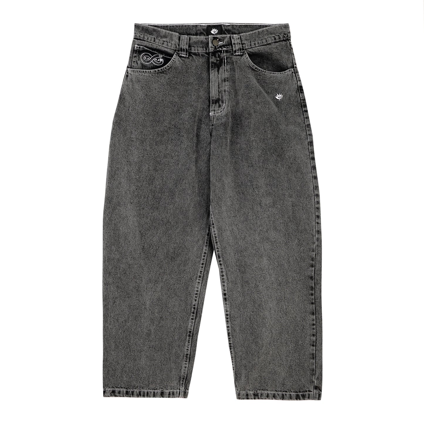 Magenta Skateboards - OG Denim Pants Stitch Distressed Black