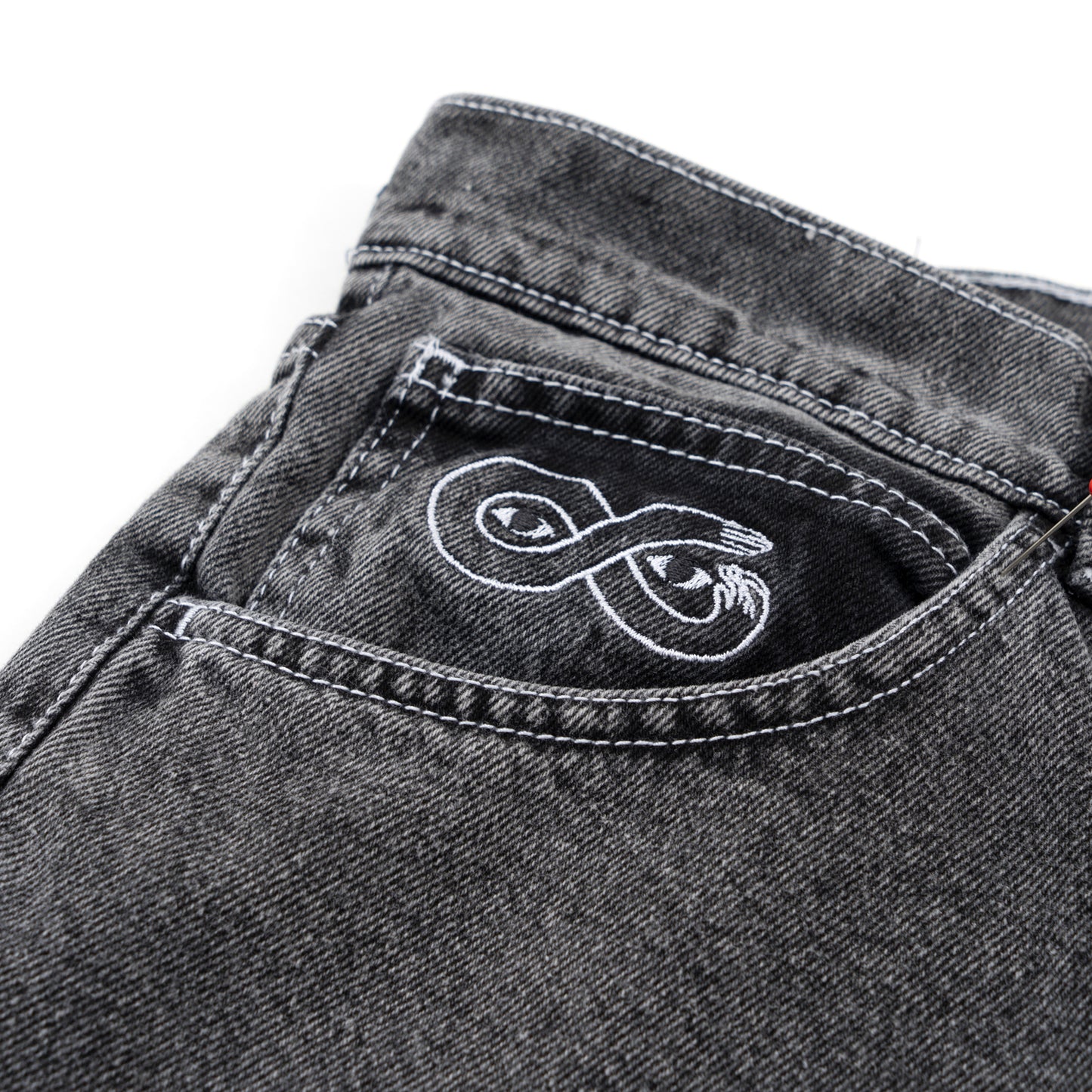 Magenta Skateboards - OG Denim Pants Stitch Distressed Black