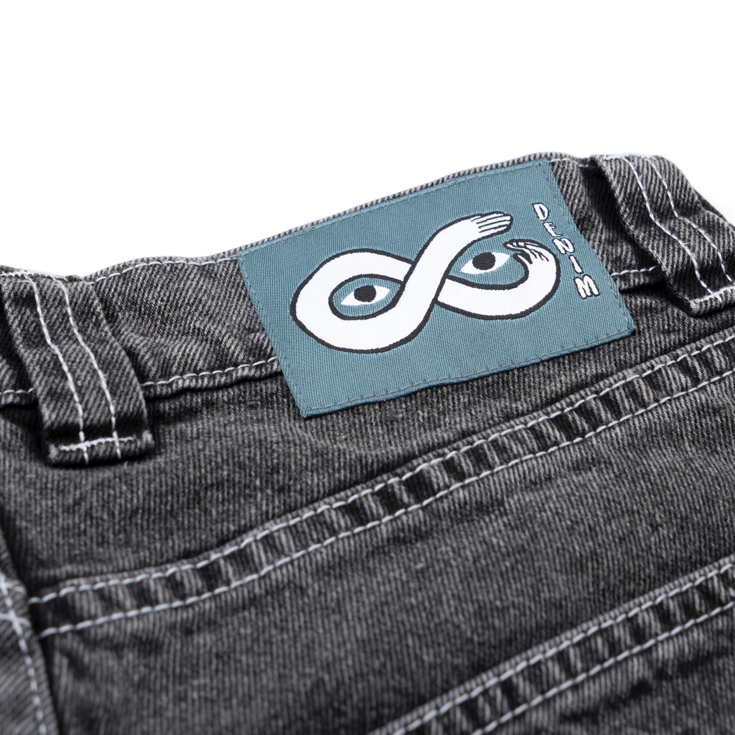 Magenta Skateboards - OG Denim Pants Stitch Distressed Black