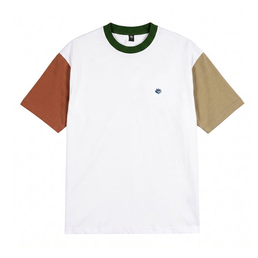 Magenta Skateboards - Panels Tee White