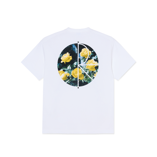 Polar Skate Co. - Märtas Roses Fill Logo Tee White