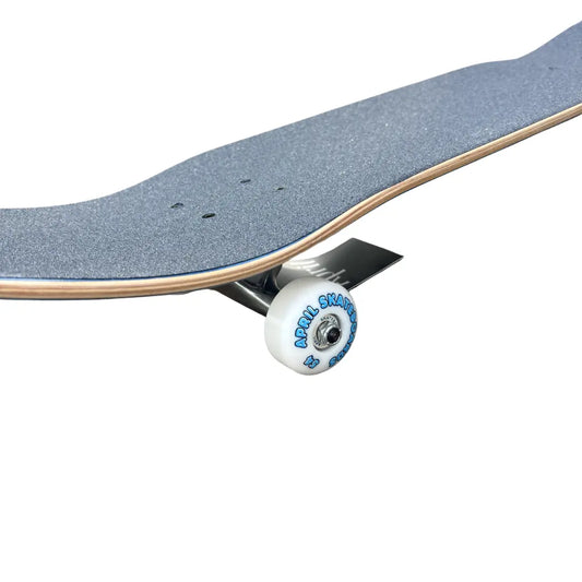 April Skateboards - OG Logo Golden White Komplett Skateboard 8.5" - Brettlhupfer Skateshop