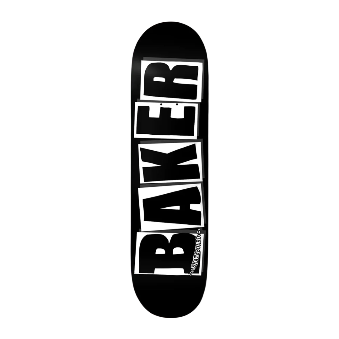 Baker Skateboards - Brand Logo BLK/WHT Deck 8"