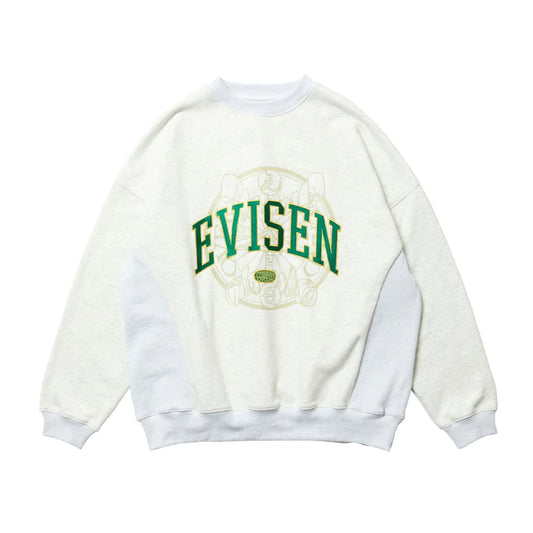 Evisen Skateboards – College Over Logo Sweatshirt Grey
