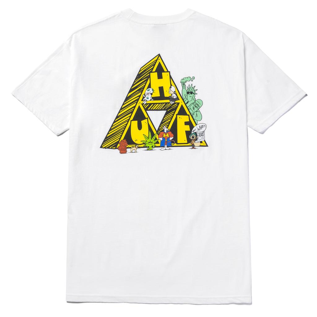 HUF - Saturday Morning Tee White HUF Worldwide