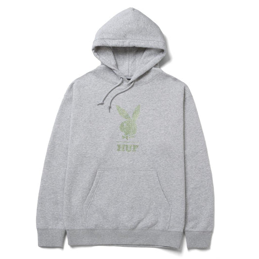 HUF - Playboy Rhinestone Hoodie Grey