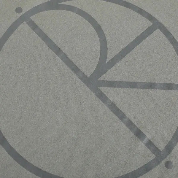 Polar Skate Co. - Contrast Stroke Logo Tee Grey Polar Skate Co.