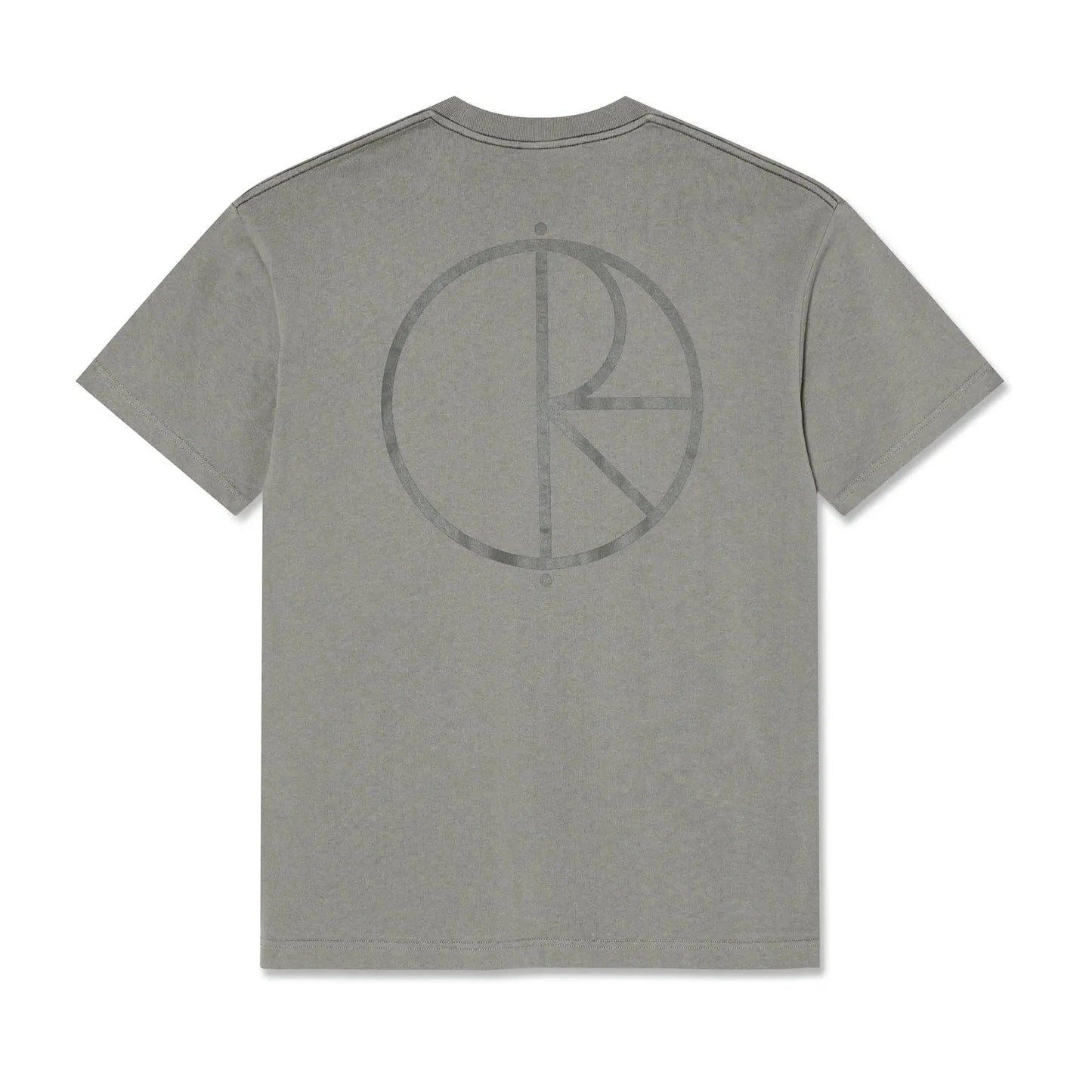 Polar Skate Co. - Contrast Stroke Logo Tee Grey Polar Skate Co.