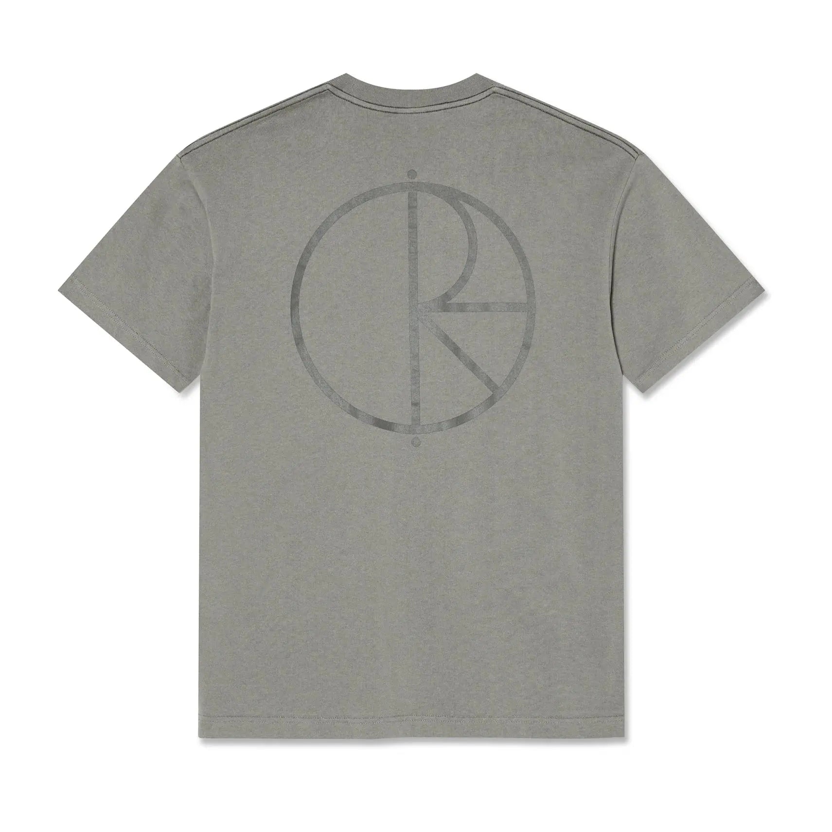 Polar Skate Co. - Contrast Stroke Logo Tee Grey Polar Skate Co.