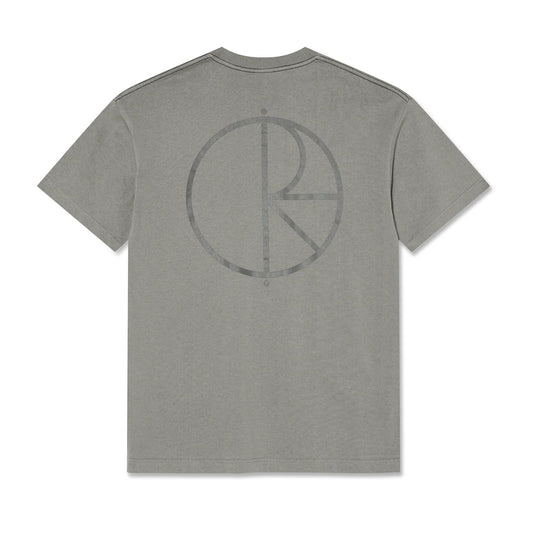 Polar Skate Co. - Contrast Stroke Logo Tee Grey Polar Skate Co.