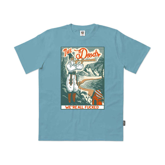 The Dudes - All Fucked Tee Milky Blue